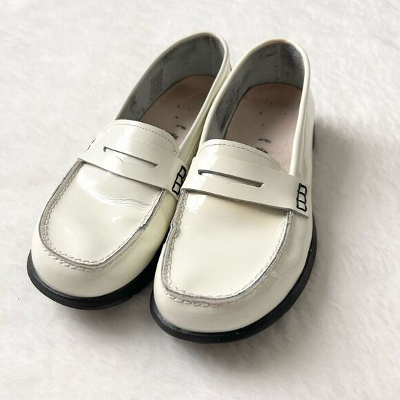 Birkenstock Saitama Penny Loafer White Patent Leather Size EU 40 US 9-9.5 Medium - Picture 2 of 9